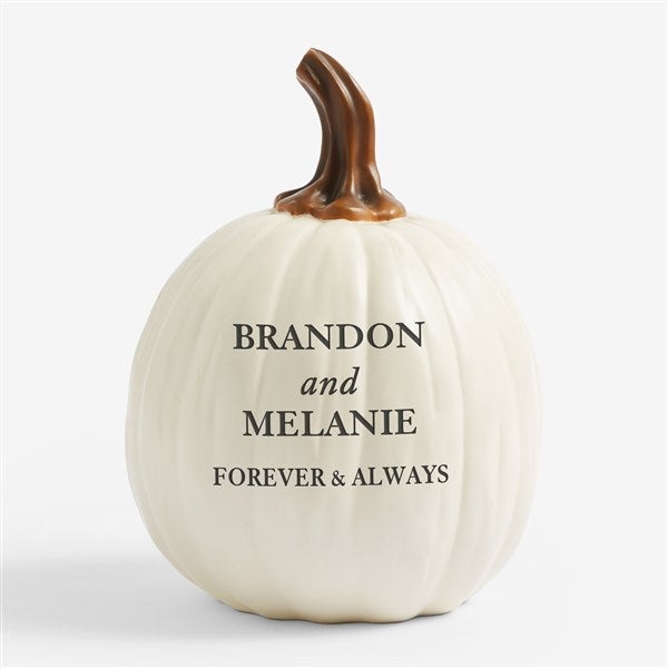 Classic Elegance Personalized Pumpkin Wedding Decorations - 30145