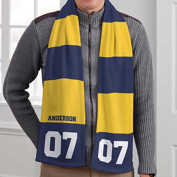 School Spirit Personalized Men's Scarf - 30279