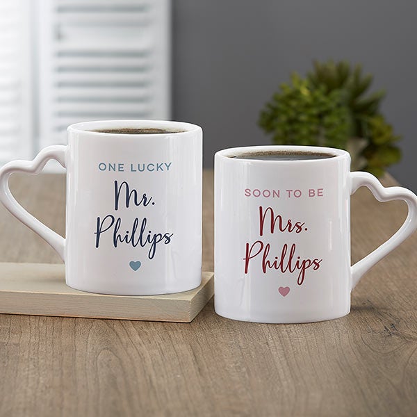 Mr. and Soon To Be Mrs. Personalized Mug Set - 30315