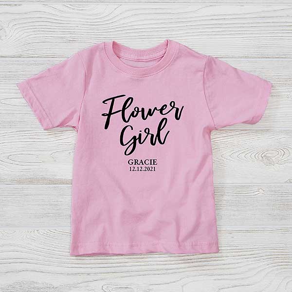 Classic Elegance Personalized Flower Girl T-Shirts - 30321