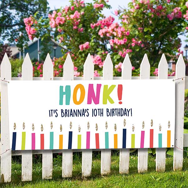 Honk! It's My Birthday Personalized Banner - 30333