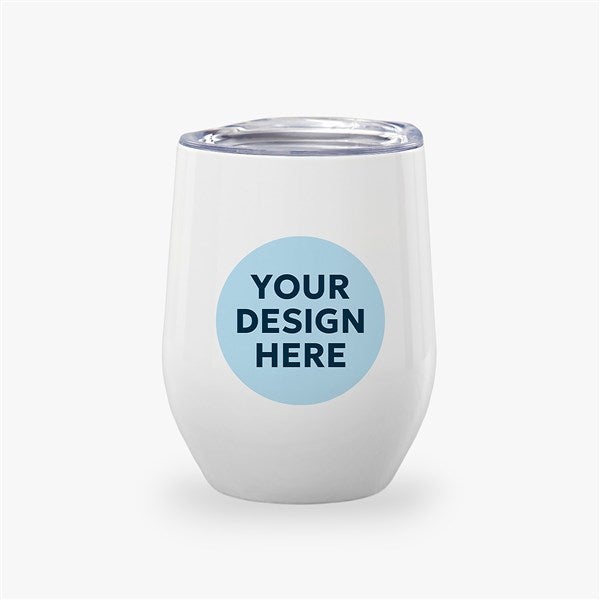 Personalized Logo Stainless Stemless Wine Cup - 30337