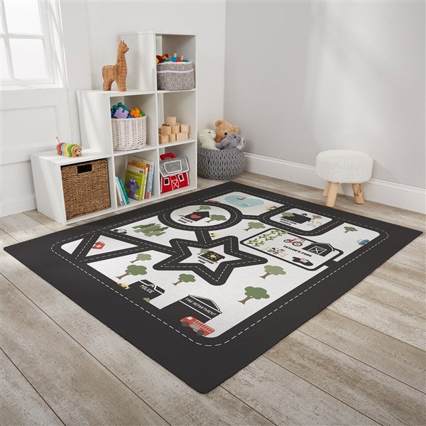 Car Map Personalized Kids Activity Area Rugs - 30362