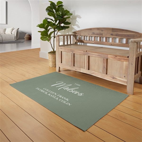 Classic Elegance Family Personalized Area Rugs - 30365