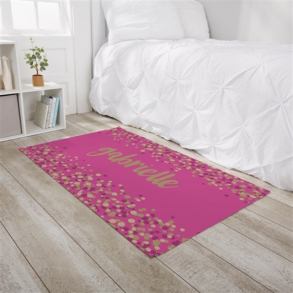 Sparkling Name Personalized Area Rugs - 30371