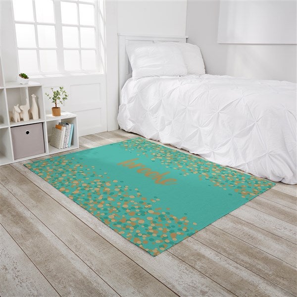 Sparkling Name Personalized Area Rugs - 30371