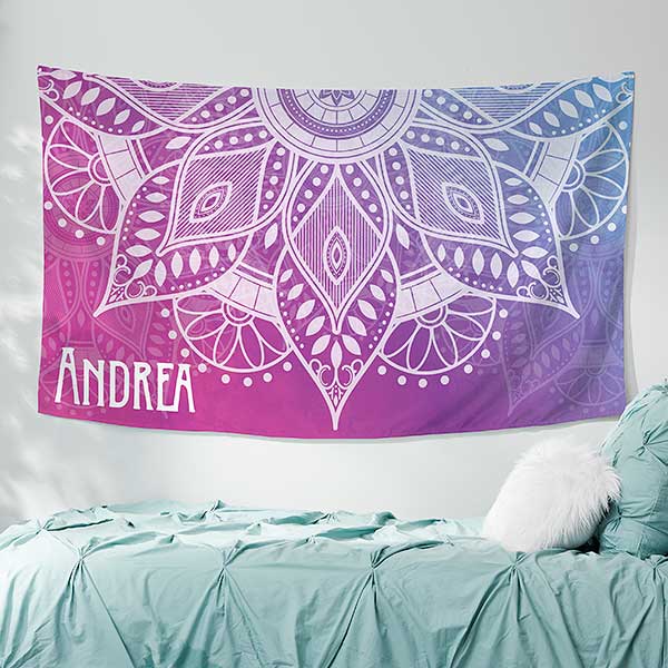 Mandala Personalized Wall Tapestry