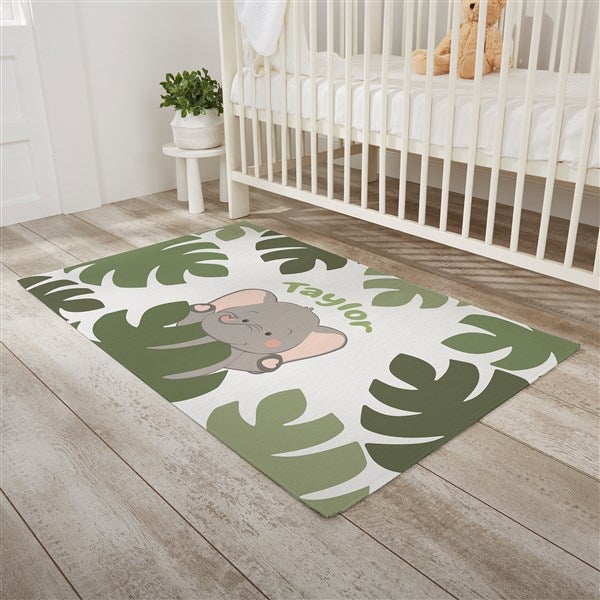 Jolly Jungle Personalized Nursery Area Rugs - 30413