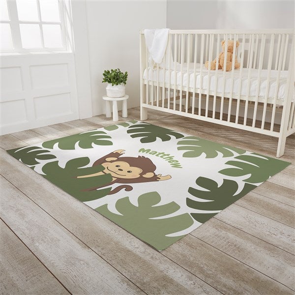 Jolly Jungle Personalized Nursery Area Rugs - 30413