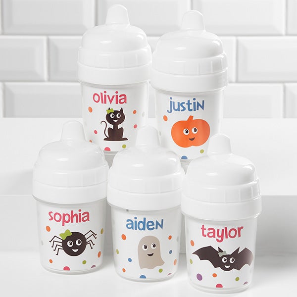Halloween Character Personalized Baby 5oz Sippy Cup - 30432