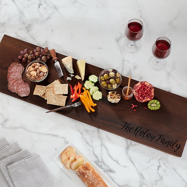 Maple Leaf Personalized 36-inch Thermal Ash Charcuterie Board - 30474D