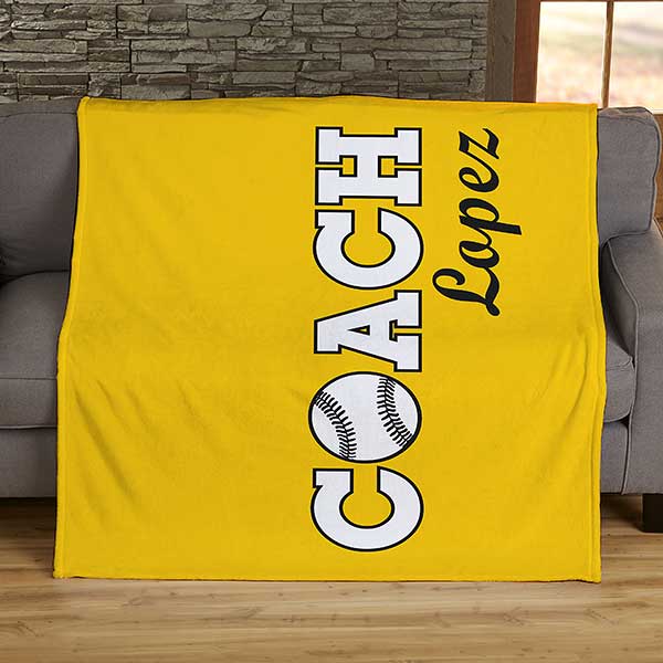 Coach Personalized Blankets - 30477