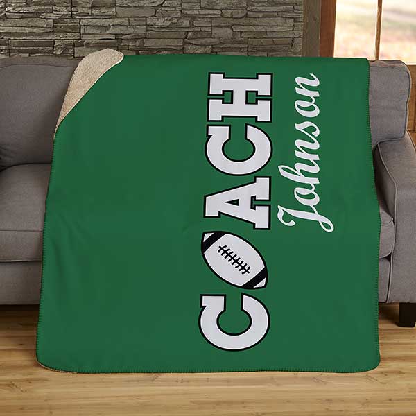 Coach Personalized Blankets - 30477