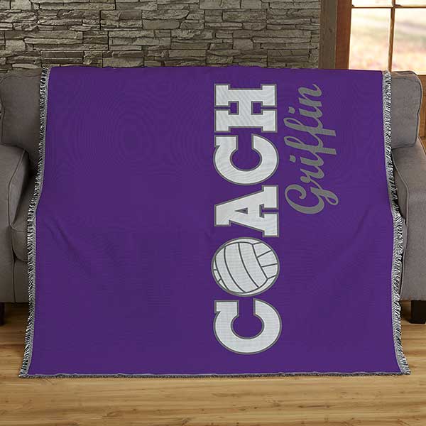 Coach Personalized Blankets - 30477