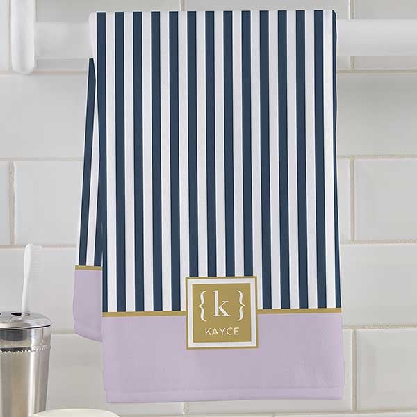 Classy Monogram Personalized Hand Towels - 30482