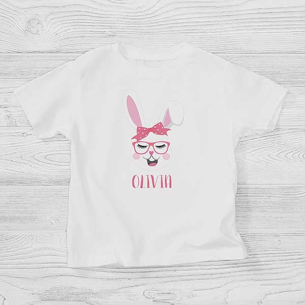 Build Your Own Girl Bunny Personalized Easter Kids Shirts - 30499