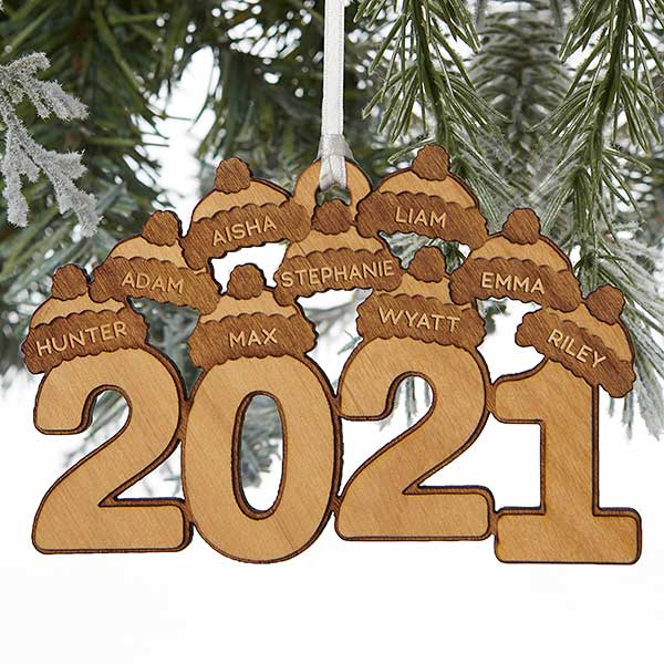 Engraved Wooden Housewarming gift,Christmas Gift Holiday Gift Ornament Ornament 2021 personalized ornaments, gifts for newlyweds