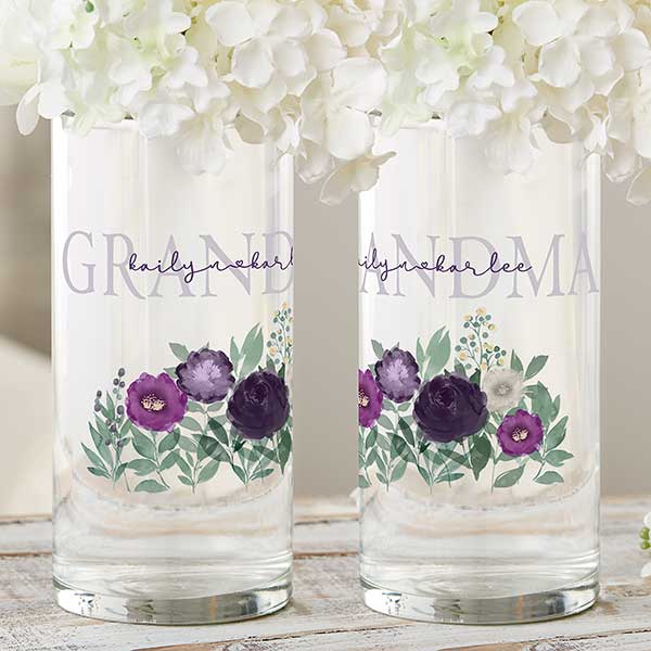LOVE Personalized Glass Vase