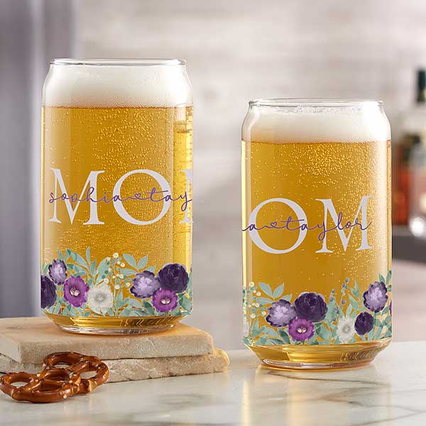 16oz Mother's Day Gift Mom Heart Pint Glass