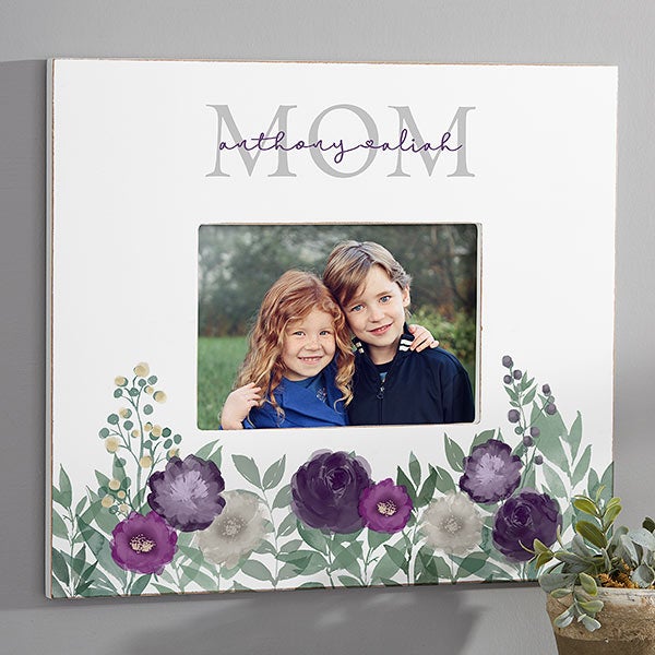 Floral Love Personalized Mom Picture Frames - 30685