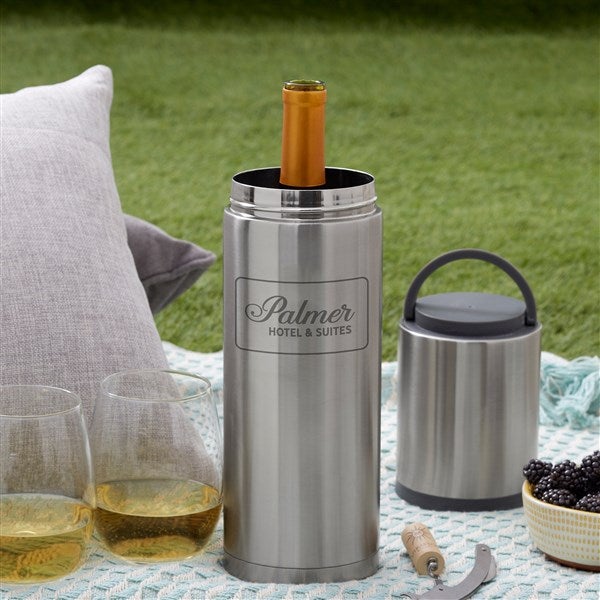 Personalized Logo Portable Wine Bottle Chiller  - 30689