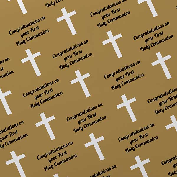 Icon Step & Repeat Personalized Communion Paper Roll