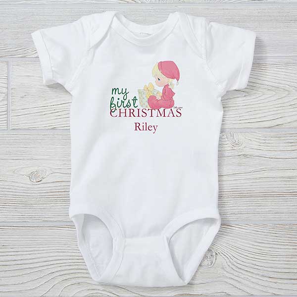 Precious Moments Personalized Christmas Baby Clothing - 30774