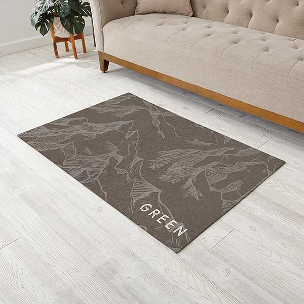 Mountains Home Pattern Personalized Area Rugs - 30787