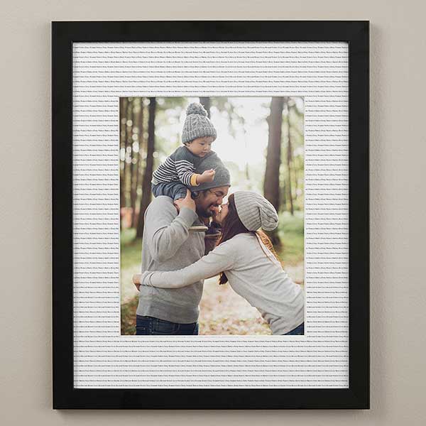 Together They Built A Life Personalized Metal Picture Frames - 4x4 Vertical
