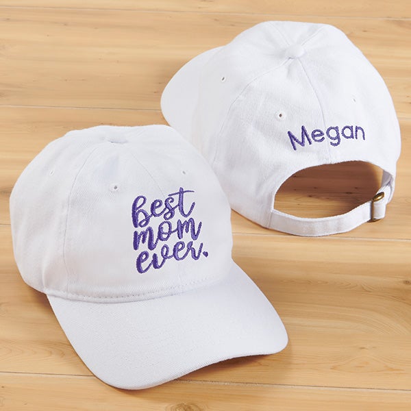 Best Mom Ever Personalized Baseball Caps - 30818