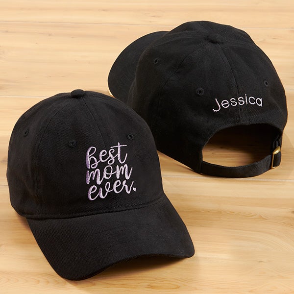 Best Mom Ever Personalized Baseball Caps - 30818