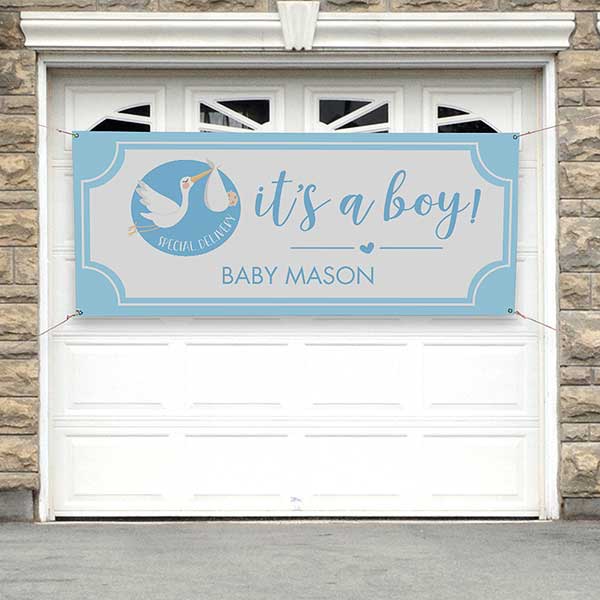 It’s A Boy Baby Announcement Personalized Banner - 30824