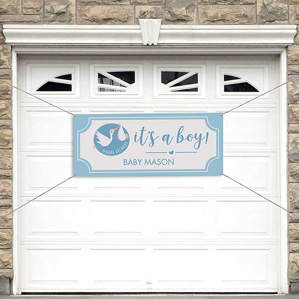 It’s A Boy Baby Announcement Personalized Banner - 30824