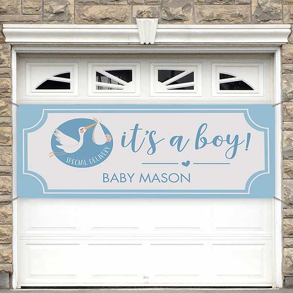 It’s A Boy Baby Announcement Personalized Banner - 30824