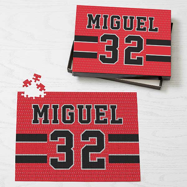Sports Jersey Personalized Puzzles - 30847