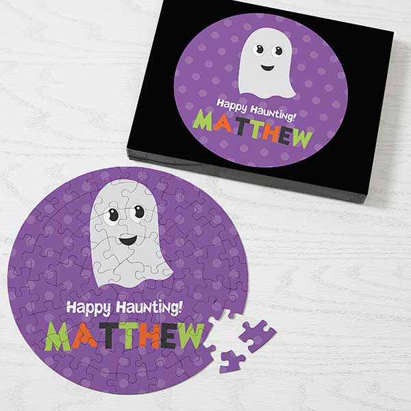 Ghost Halloween Character Personalized Puzzles for Kids - 30852