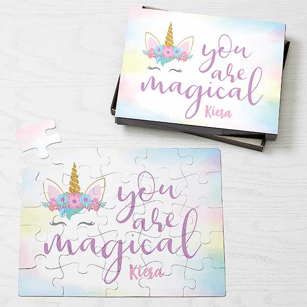 Magical Unicorn Personalized Puzzles - 30857
