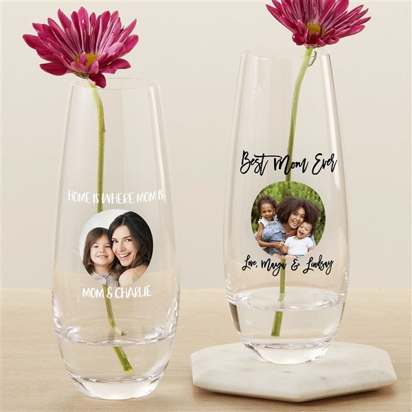 Photo Message for Mom Personalized Printed Bud Vase - 30891