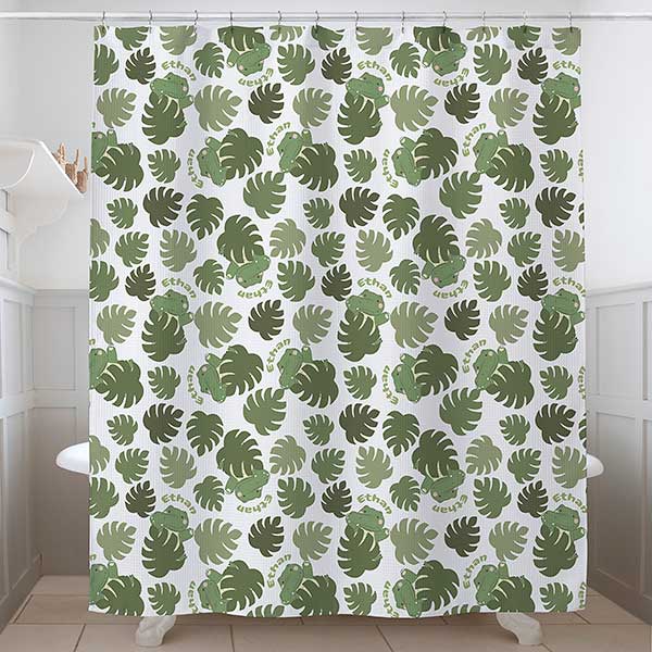 Jolly Jungle Alligator Personalized Shower Curtain Kids Gifts Jolly Jungle Alligator Personalized, Alligator Shower Curtain