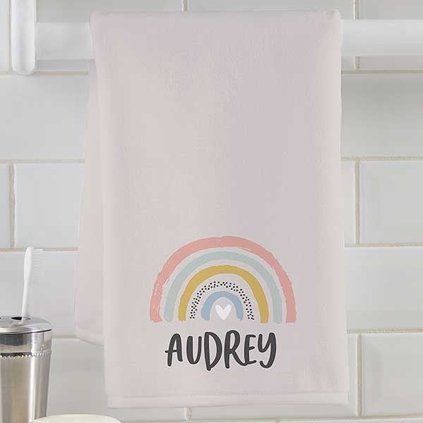 Photo Bubbles Personalized Kids Poncho Bath Towel