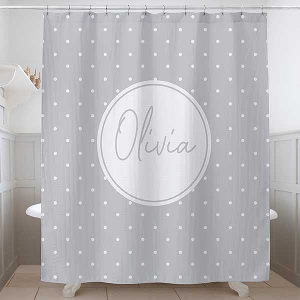 Simple and Sweet Personalized Shower Curtain - 30958