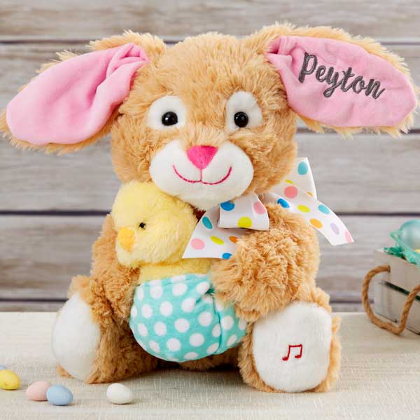 musical easter plush