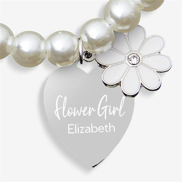 Personalized Flower Girl Bracelet - 31007