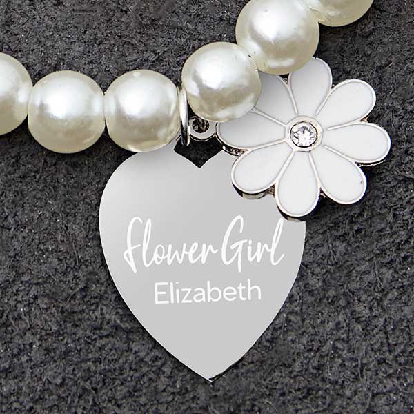 Personalized Flower Girl Bracelet - 31007