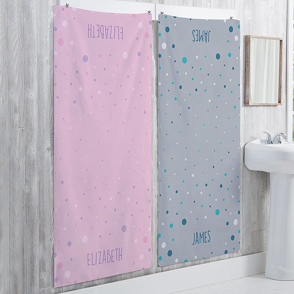 Bubbles Personalized Bath Towels - 31018