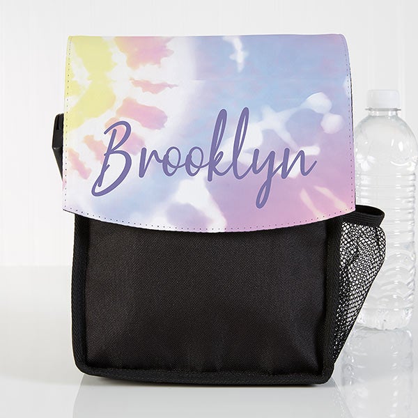 Pastel Tie Dye Personalized Lunch Bag - 31081