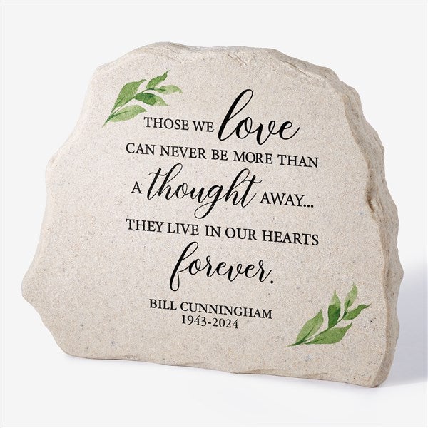 Greenery Memorial Personalized Standing Garden Stone - 31119