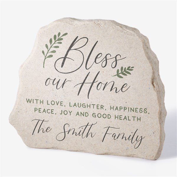 Bless Our Home Personalized Standing Garden Stone - 31126