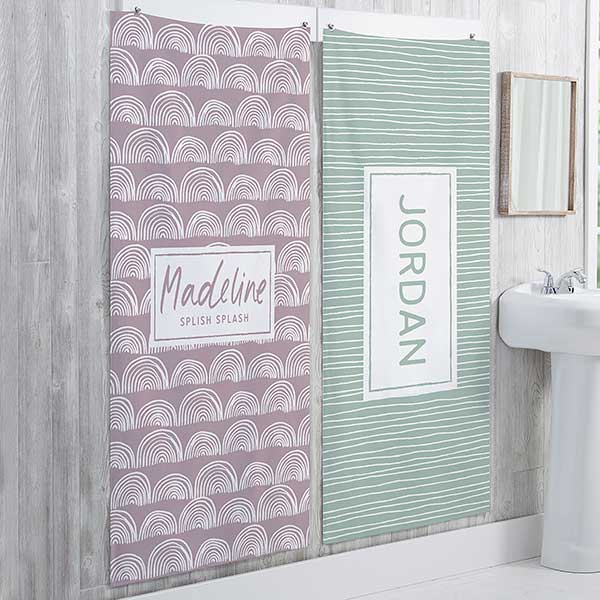 Hand Drawn Patterns Personalized Bath Towels - 31143