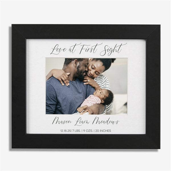 New Baby Personalized Matted Photo Frames - 31155